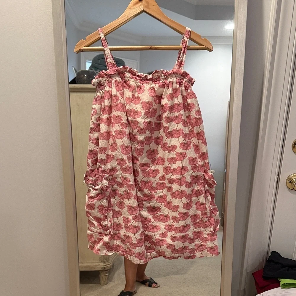Zara Pink Floral Dress (40)
